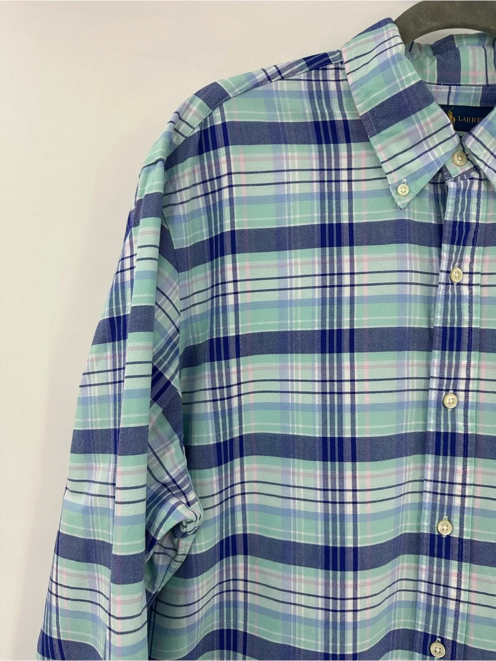 Polo PRL Ralph Lauren Oxford Cloth Button Down OCBD Plaid XL